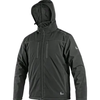 Pánská softshellová bunda CANIS Bunda CXS NORFOLK, zimní, pánská, černá Velikost: 2XL