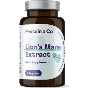 ProteinaCo Lion’s Mane – korálovec ježatý, extrakt 30% polysacharidů, 90 kapslí