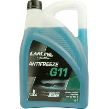 Nemrznoucí směs do chladiče CARLINE® Antifreeze G11 (Fridex) -30 °C G11(G48) 4lt modrý | CARLINE® Antifr | AGROAD