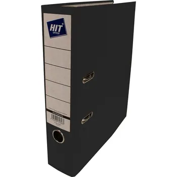 HIT OFFICE pořadač pákový prešpán A4 7,5 cm, R černý