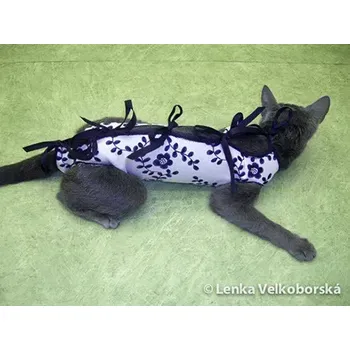 Obleček pro psa Ochranná kočičí košilka LENKA vel. XL