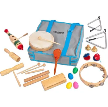 BETZOLD Taška s hudebními nástroji pro děti, 19 ks