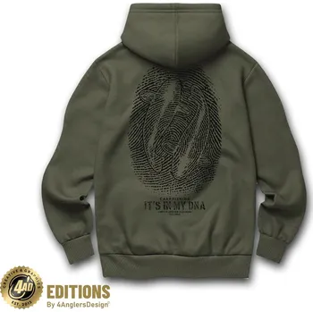 Rybářské oblečení 4ANGLERSDESIGN Mikina Carp Fishing ... It´s In My DNA - L