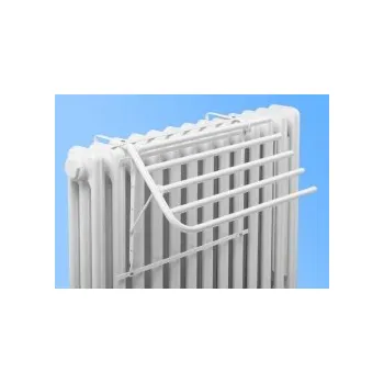 Sušák na prádlo Sušák na litinový radiátor bílý D4RL 460 čtyřramenný, délka 60cm, hloubka radiátoru 100mm