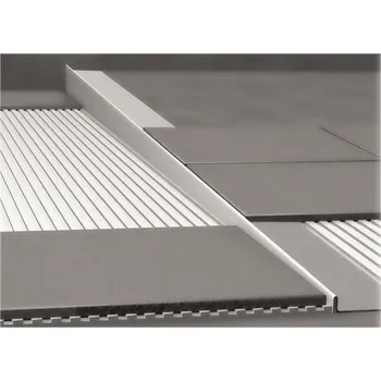 Odvodňovací žlab SPD Firmor Spádová lišta nerez, pro dlažbu do 12 mm, délka 1000 mm, prava