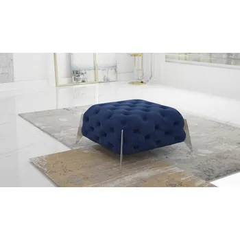 Taburet Luxusní taburet MIAMI malý Barva: Modrá