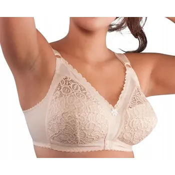 Podprsenka Lido podprsenka měkká béžová bez kostic velikost 90F POLSKÝ