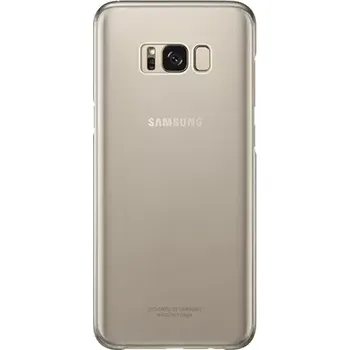 Pouzdro na mobilní telefon Samsung Clear Cover zadní kryt pro Samsung G955 Galaxy S8 Plus zlatá (EF-QG955CFEGWW)