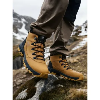 Pánská zimní obuv Sinsay - Kotníkové boty - hnědá - 988GP-82X - 988GP-82X-39