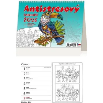 Kalendář Kalendář stolní, Antistresový 2026