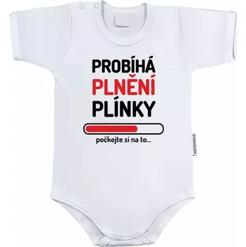 Kojenecký body Dětské body s krátkým rukávem Probíhá plnění plínky