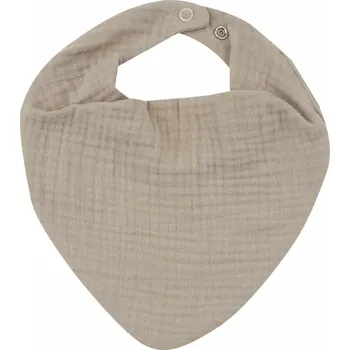 Šátek MUFFIN MODE Mušelínový slintáček z organické bavlny Muslin Bib GOTS, PEPPER