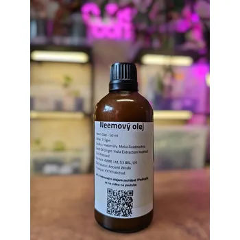 Nimbový olej 100 ml na smutnice, plísně a třásněnky (neem olej)