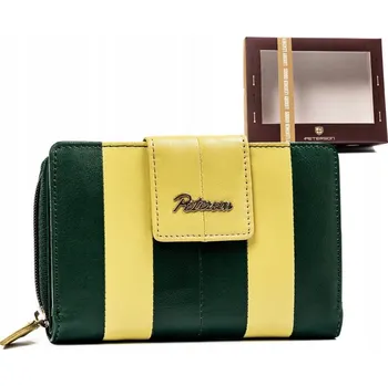 Peněženka Peterson peněženka z pravé kůže zelená - dámská