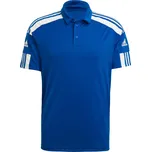 ADIDAS Squadra 21 Polo Shirt S BÍLÁ|MODRÁ