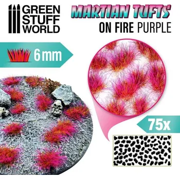 Modelářská barva Green Stuff World Martian Fluor Tufts - On Fire Purple (Green Stuff World)