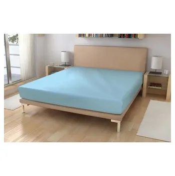 Jersey prostěradlo EXKLUSIVE Světle modrá 180/200