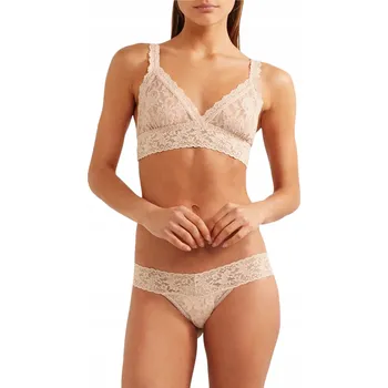 Dámská erotická souprava Komplet dámského béžového krajkového prádla Meriluu