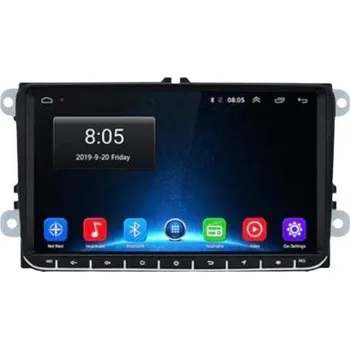 Autorádio Autorádio Hizpo 9" Android Autorádio pro Volkswagen, Škoda, Seat s GPS, Bluetooth, WiFi, 2x USB, Rádio