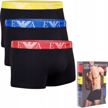 Boxerky EMPORIO ARMANI EA BOXERKY 3Pack L PÁNSKÉ DÁREK