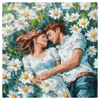 Set školních potřeb Malowanie po numerach - Twój uścisk 40x40cm