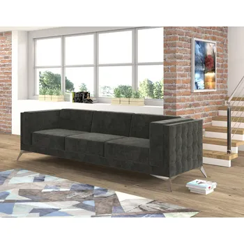 Sedací souprava Pohovka pro 3 GUSTO S3 Barva: Šedá