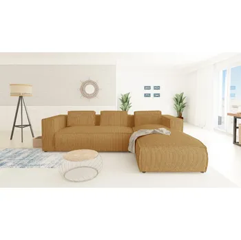 Sedací souprava Rohová sedací souprava do L CLOE L Barva: Zlatá