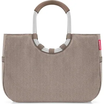 Kabelka Nákupní taška Reisenthel Loopshopper L Herringbone mokka