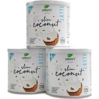 Spalovač tuku Natures Finest Slim Coconut latte 3 x 125 g economy pack