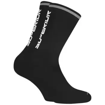 Pánské ponožky Dlouhé cyklistické ponožky Superior NEW/BLACK/WHITE , velikost 35-38