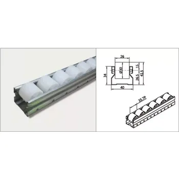 Dílenský regál Válečková dráha - 1 metr