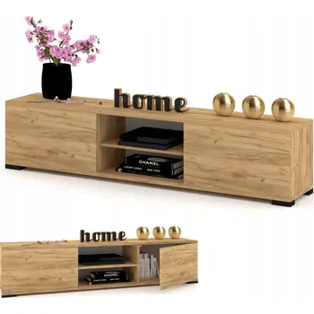 Televizní stolek Stojící Skříňka pod TV RTV Police Komoda Stolek pod televizor TV King Dub Craft