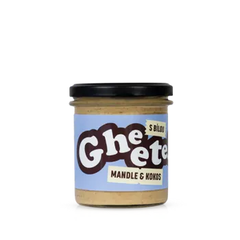 České Ghíčko Gheetella® | 320g Mandle &amp; kokos s bílou čokoládou