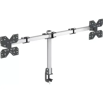 Dílenský stůl Profil s úchytem a dvěma držáky na monitor