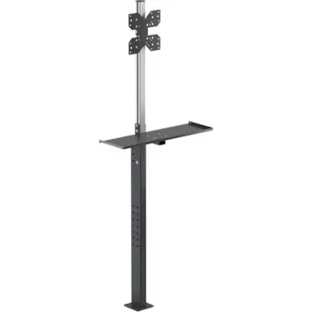 Dílenský stůl Vertikální stojan s přihrádkou a držákem na monitor