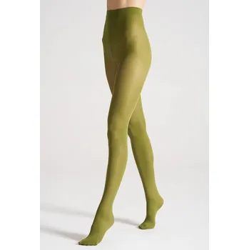 Podprsenka Punčocháče hladké Veneziana Satin 40den zelené BASILICO velikost 4