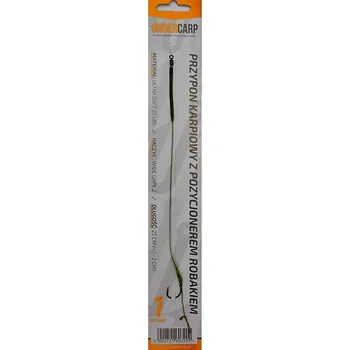 Rybářský háček UnderCarp Návazec s rovnátkem imitace červa 25lb 25cm 1ks Velikost háčku: 6