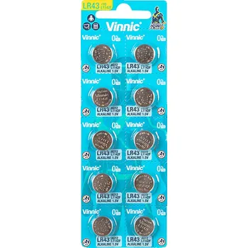 Článková baterie Vinnic Alkalická batéria AG12 blister L1142