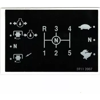 Řazení na kolo Schéma řazení rychlostí (URI) | 5911-2007 | AGROAD