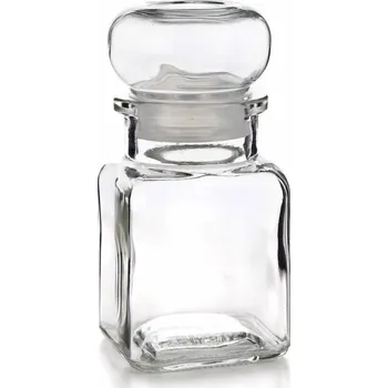 Dóza na potraviny Nádoba, ZAVAŘOVACÍ SKLENIČKA na koření, čaj, do kuchyně 6 x 150 ml, malá skleněná