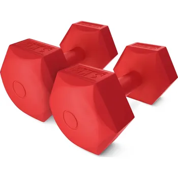 4FIZJO Bitumenové činky 4FIZJO 2*3kg ČERVENÁ