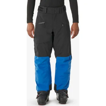 Snowboardové kalhoty WEDZE Pánské lyžařské a snowboardové kalhoty nepromokavé a prodyšné 500 AM L MODRÁ|ČERNÁ