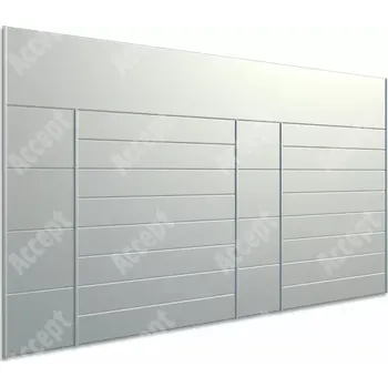 Informační tabulka Hlavní orientační tabule ACS 015 (1018 x 656 mm) - stříbrná tabule