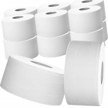 Toaletní papír Toaletní papír do zásobníku Jumbo, celulóza, 12 rolí x 100 m, 2 vrstvy