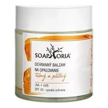 Přípravek na opalování Soaphoria Ochranný tělový a pleťový balzám na opalování s SPF 30 100 ml