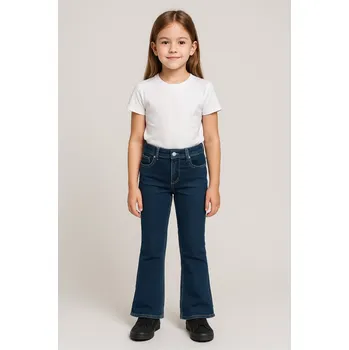 Dívčí kalhoty Dívčí rifle zvonové jednoduché Dětské velikosti USA: 28