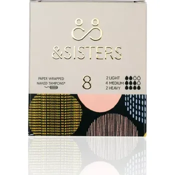 Menstruační tampony &SISTERS Organické tampóny trio 8 ks