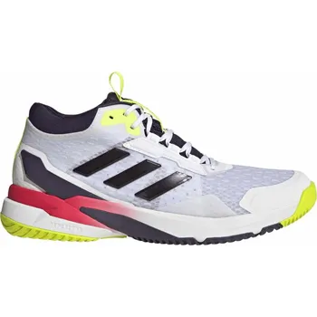 Pánská sportovní obuv Pánské kotníkové sálové boty adidas CRAZYFLIGHT 6 MID bílé HP7037 - EUR 46 2/3 | UK 11,5 | US 12