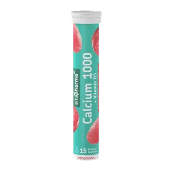 altapharma Šumivé tablety vápník + vitamín D s příchutí opuncie, doplněk stravy 20 ks