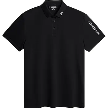 Pánské tričko J.Lindeberg Tour Tech Slim Fit Black S Polo košile